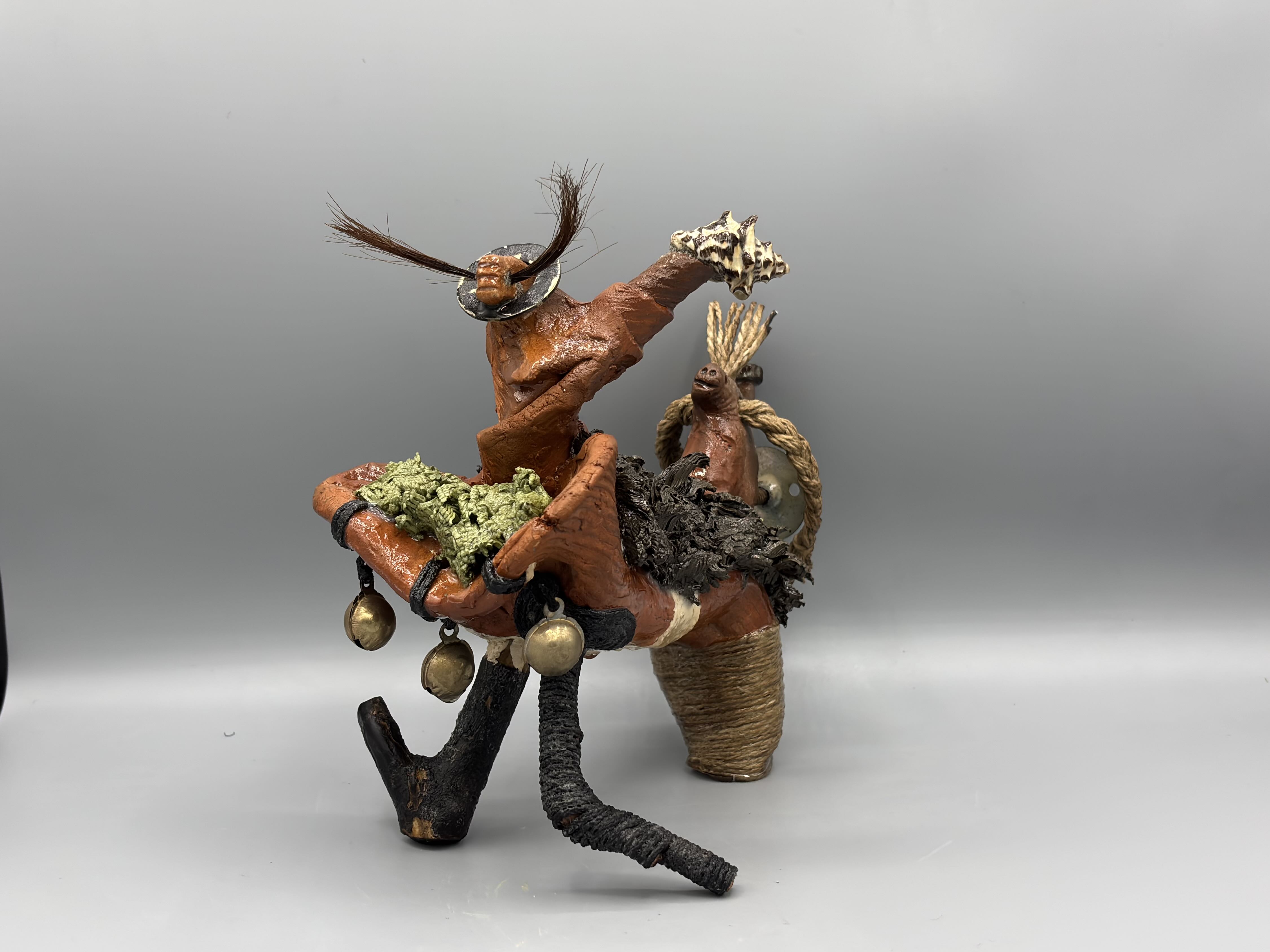 Mojahid Musa, found object, clay sculptures,dhaka art summit